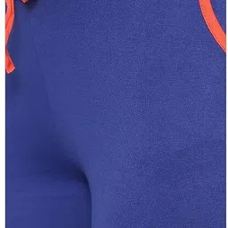 unfld Women Solid Blue Track Pants image 3