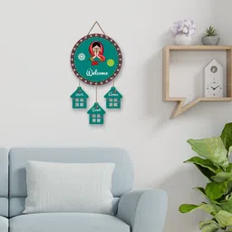 shahiandaz Welcome Wooden Wall Hanging Decoration Items for Home image 3