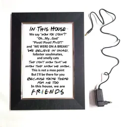 IN THIS HOUSE QUOTE LED FRAME 11.5 BY 15.55 15.5 inch LED PHOTO FRAME-image-12