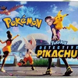 white popcorn TRADING CARD GAME Detective Pikachu Playing Card Games for Kids,Adults image 1