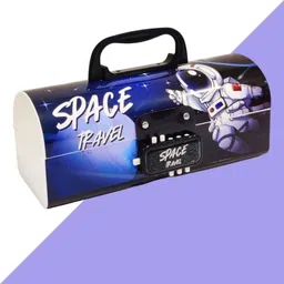 radhey preet Astronaut, Space, UFO, Star Galaxy Print Password Protect Pen, Pencil Storage Compass Box, Price for 1 pc, (RP1208(25)) Art Plastic Pencil Box-picture-28
