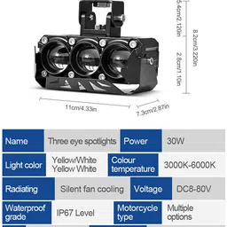 lovmoto LED Fog Lamp Unit for Nissan Micra image 4