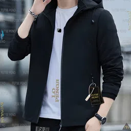 futse peno Men Solid Casual Jacket image 4