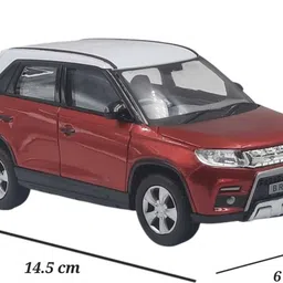shree jee MARUTI BREZZA SUV CAR TOY (MULTICOLOUR) WITH PULL BACK ACTION TOY image 3