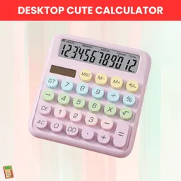 guggu Desktop Cute Calculator, 12-Digit Large Display With Aesthetic Candy ColorK178 Desktop Cute Calculator, 12-Digit Large Display With Aesthetic Candy ColorQ178 Basic Calculator-picture-11