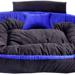furry smile Simple Letest Beds , Sofas & Chair With Collar & Haddi For Dog And Cat XL Pet Bed image 3