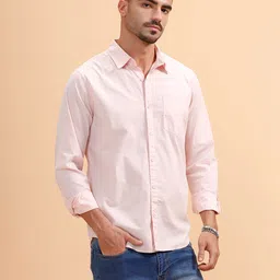 wrogn Men Slim Fit Solid Casual Shirt-picture-11