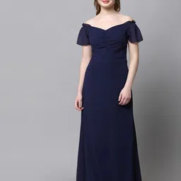 aayu Women Maxi Blue Full Length Dress-picture-15