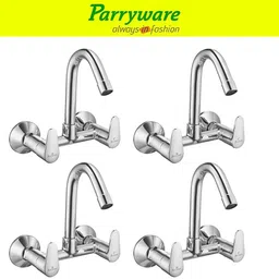 parryware Uno Wall Mounted Sink mixer with Swivel Spout set of 4 pic 244 Wall Mounted Sink mixer with Swivel Spout Sink Mixer Faucet-picture-12