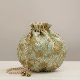 amrit Women Green Potli-picture-17