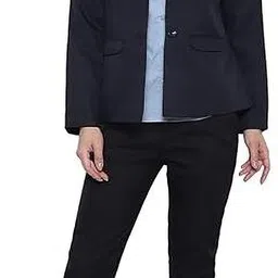 naida Women Solid Single Breasted Formal Blazer-picture-25