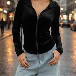 jaiya Women Full Sleeve Solid Hooded Sweatshirt-picture-36