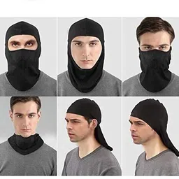 zaysoo Helmet Face Mask Full Cover Bike Riding Cotton Anti-Dust Protection Riding Gloves image 4