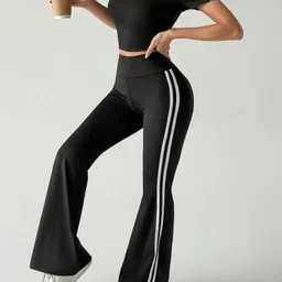 iuga Solid Women Black Tights image 2