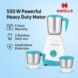 havells Aspro Plus 550 W Mixer Grinder image 5