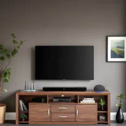 mintwud from pepperfry Yuko TV Console for TVs up to 55" in Columbia Walnut Finish-picture-44