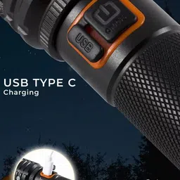 unzag 5Mode High Power Flash Outdoor Lamp Search Light Long Range Rechargeable Outdoor Torch image 5