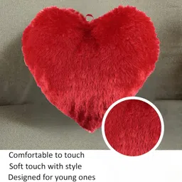 saro Valentine Polyester Fibre Solid Cushion Pack of 2 image 4