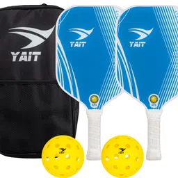 yait sports Stryke Pickleball Paddle & Ball Set | FREE Bag | 13 mm Fiberglass|AIPA Approved Pickleball Paddle-picture-11