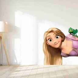skyolla 59 cm Rapunzel Wall Sticker – Self Adhesive Vinyl Décor for Kids’ Room, Nursery Room Self Adhesive Sticker image 3