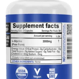 NutriJa L-Glycine 1000mg Capsules - Support Healthy Sleep | Faster Recovery & Improves Joint image 2