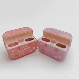 gonegal Earbuds Case Shaped 2 in 1 Lip & Cheek Tint with Spatula Applicator image 2