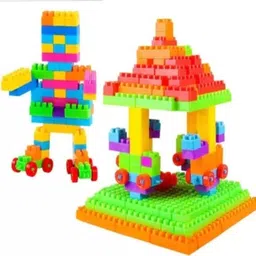 sellvera 60 Pis Building Bricks Block for Kids and Educational Learning Train Toys image 3