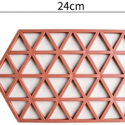 henij Silicone Trivets Mat, Dishwasher Safe, Non-Slip Mat (Random Pattern & Color Polyvinyl Chloride Trivet image 5