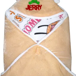 baby zone Embroidered, Printed, Solid Crib Hooded Baby Blanket for Mild Winter image 2