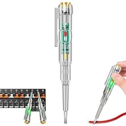 rajkuvar Electrical Tester Pen Power Voltage Electricity with High Brightness LED Light Digital Voltage Tester-picture-13