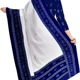 sansiddhi handloom Unstitched Pure Cotton Salwar and Dupatta Material Embroidered image 2