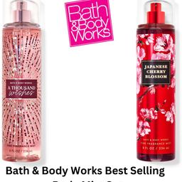bath & body works A THOUSAND WISHES & JAPANESE CHERRY BLOSSOM BODY MIST COMBO-picture-17