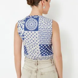 pp vastram Printed Women Waistcoat image 3