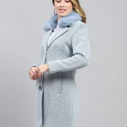 monte carlo Wool Blend Coat For Women image 2