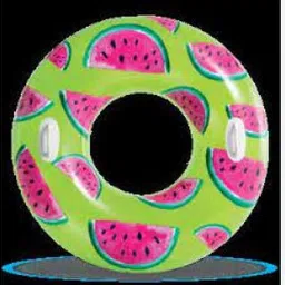 kindertales Fruit Swimming Ring with Handle Inflatable Life Ring Inflatable Swimming Safety Tube image 2
