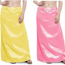 MR VIHAAN FK-Baby Pink or nimbu colour Net, Pure Satin Petticoat-picture-11