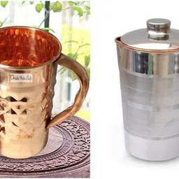 prishacraft 1.8 L Copper Water Jug-picture-24