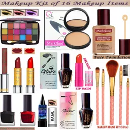 m l markline Insta Beauty Makeup Kit of 16 Makeup Items AK09-picture-10