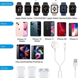 X88 Pro Wireless Charger For T800 And iWatch Ultra Series 8 Smartwatch Charging Pad image 4