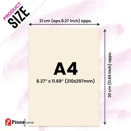 pinesframe Sublimation Heat Transfer Paper Unruled A4 - 8.27" x 11.69" (210x297mm) 110 gsm Sublimation Mug Printing Paper image 2