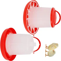 tm&w poultry chicken duck quail chicks 1.5kg Feeder-1pcs&1.5Ltr Drinker-1pcs=2pcs Common Bird Feeder-picture-15