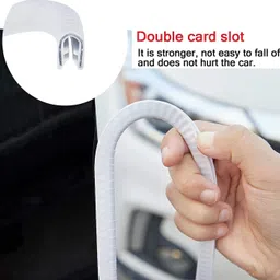 motopex Door Edge Guards U Shape Car Door Protector White Rubber Scratches Protect.-08 Car Beading Roll For Door image 4