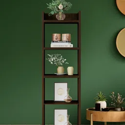 enigmatic woodworks 5-Tier Wooden Book Shelf for Kids, Study & Living Room Engineered Wood Open Book Shelf image 2