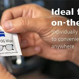 ZEISS Lens Cleaner for Gentle Cleaning with added Fog Free -(60 Wipes) Lens Cleaner image 3