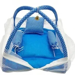 lvi craft Laddu gopal bed with mosquito net and pillows Dress-picture-14