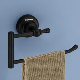 Skyllo Stainless Steel 304 Grade Napkin Ring/Towel Hanger/Bathroom Accessories Black Towel Holder-image-73