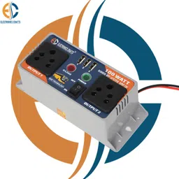 electronics crafts 24 volt to 220 volt dc to ac converter with 3 usb and overload protection Car Inverter image 4