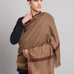 Ravaiyaa - Attitude Is Everything Wool Solid Men Shawl-picture-21
