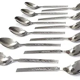 mega shine Beautifully Designed Table Spoon Handle | Table Spoon Set Stainless Steel Table Spoon Set-picture-26