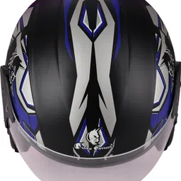 urban carrier ABS Material Full Face Plain Visor, UV Scratch Resistance Motorbike Helmet Motorbike Helmet image 3
